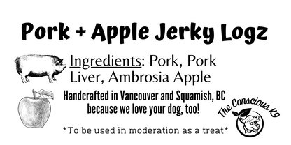 Pork + Apple Jerky Logz